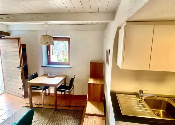 Rustico Dans Hameau Vue Verzasca