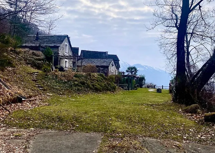 Rustico Dans Hameau Vue Verzasca Feriehus